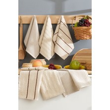 Elart Sophia Mutfak Havlusu 6 Adet (45X30 Cm) Bej