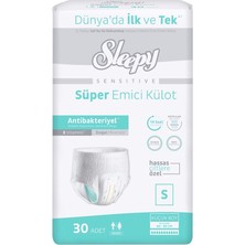 Sleepy Hasta Bezi Yetişkin Emici Külot S - Küçük - Small 30 Adet Tekli Pk