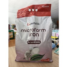 Unifarm Microfarm Iron 5 Kg – EDDHA Şelatlı Demir Gübre, Kloroz Önleyici, Yaprak Yeşertici (İthal)