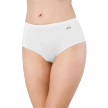 Papatya Modal Yüksek Bel Kadın Külot Beyaz 3' lü Paket