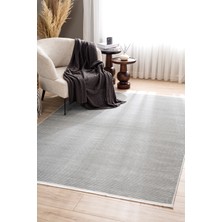 Lumina Gri Tozumaz Salon Koridor Balkon Teras Bahçe Oturma Odası Halısı 51376A