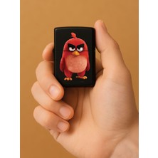 Nurdic Özel Tasarım Şık ve Dayanıklı Uv Desenli Baskılı Benzinli Metal Çakmak Bird