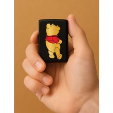 Nurdic Özel Tasarım Şık ve Dayanıklı Uv Desenli Baskılı Benzinli Metal Çakmak Winniethepooh