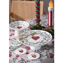 The Mia Luv Ayaklı Servis Tabağı 10X30 cm