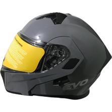 EVO506 Elegant Fullface Çeneden Açılır Motosiklet Kaskı