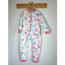 Key Kids Dream Smile Pembe Pamuklu Bacaklı 8/10/12 Yaş Büyük Beden 2.5 Tog Kız Çocuk Uyku Tulumu