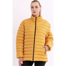 D1fference İçi Astarlı Cepli  Jel Elyaflı Su ve Rügar Geçirmez Kadın Kışlık Mont