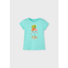 04-08 Yaş Kız Çocuk Mayoral T-Shırt - Yeşil