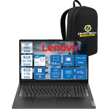 Lenovo V15 G4 Intel I5 -13420H 24 GB Ddr4 1 Tb Nvm SSD 15.6 ” Fhd WİN11PRO Notebook + Okatech Çanta