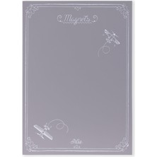 The Mia Magnet Panosu 70X50 cm Açık Gri