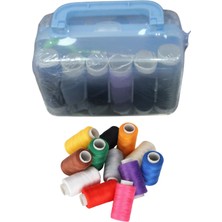 Ankaverse Iplik Set Kare Plastik Dikiş Seti (Renk Stok Durumuna Göre)