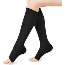 Variteks 912 Diz Altı Varis Çorabı (Açık Burun)