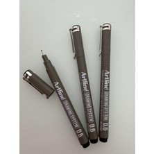 Artline Çizim Kalemi 0.6 mm Siyah (3 Adet)
