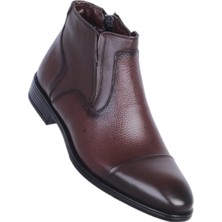 Censay 137 Kahve Garne Zigana Erkek %100 Deri Kürklü Bot