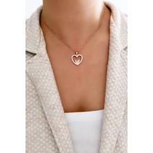 Liveyn Design Kalp Figürlü Ince Zincir Kolye