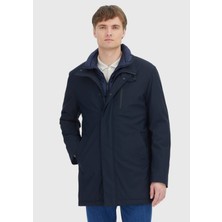 Ramsey Lacivert Dik Yaka Casual Dokuma Kaban