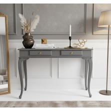 Wooding Mobilya 100 cm Masif Çekmeceli Lükens Gri Dresuar