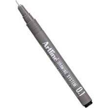 Artline Drawing System 0,1 Siyah Çizim Kalemi 231 Pensan Markalı 1 Adet