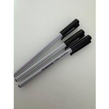 Pensan Tükenmez Kalem Triball 1.0 mm Bilye Uç Siyah (6 Adet)