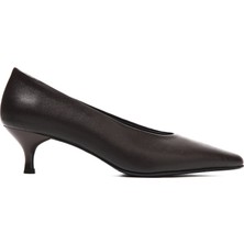 Kadın Topuklu/ Stiletto MAR-25K-242-ANNY John May Koyu Kahve
