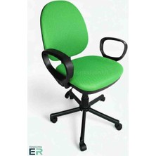 Fonksiyoner Novıa/sirkül Örgü Kumaşlı,siyah Metal Ayaklı Çalışma ve Ofis Koltuğu