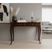 Wooding Mobilya 110 cm Masif Çekmeceli Lükens Ceviz Dresuar