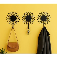 Voome Design Farklı Desenli Siyah Metal Duvar Askısı | Modern & Tarz Ev Aksesuarları