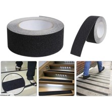 5 Adet Merdiven ve Zemin Kaydırmaz Kaymaz Bant 50MM x 25MT Siyah