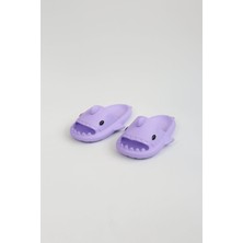 Arda   WG500 Köpekbalığı Mor Unisex Tam Ortopedik Terlik Shark Slides