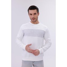 Yakamor Erkek Sıfır Yaka Ön Parçalı Sweat