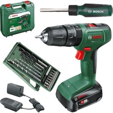Bosch Easyımpact 18V-40 Akülü Vidalama (Tek) Batarya 2 Ah V, 15 Parça Matkap Ucu Vidalama Ucu ve Tornavida