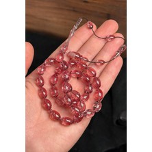 Tesbihkenti Mahmut Başkale Çalışma Simli  Ateş Kehribar Tesbih