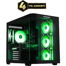 Monster Tulpar Td3 V1.1.3 Amd Ryzen 5 7500F A620A Anakart 32GB 1tb RX9070 Xt Freedos Masaüstü Oyun Bilgisayarı - Siyah