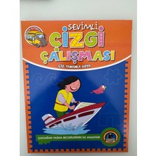 Sevimli Çizgi Çalışmaları Çiz Tamamla Boya