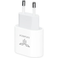 Lucatech iPhone 11 / 12 / 13 / 14 / 15 / 16 Pro Uyumlu 30W Hızlı Şarj Adaptörü