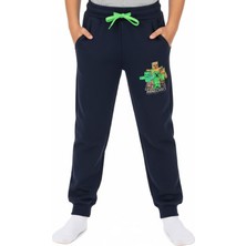 Crassi Erkek Çocuk Eşofman Altı Minecraft Baskılı 2 İplik Şardonlu