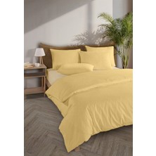 Monolisse Chıc %100 Pamuk Ranforce Akay Sarı Ipliği Boyalı Nevresim Takımı Tek Kişilik - 160X220 cm