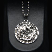 Silvalli 559 Odin’in Kurtları Isimli Gümüş Kolye