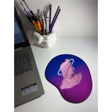 Retro 3D 1802 Bilek Destekli Mouse Pad