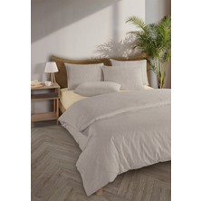 Monolisse Chıc %100 Pamuk Ranforce Akay Bej Ipliği Boyalı Nevresim Takımı Tek Kişilik - 160X220 cm