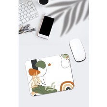 Renkli Çizim Baskılı Kaymaz Tabanlı Mouse Pad