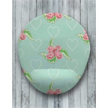 Rose Oval Bilek Destekli Mouse Pad