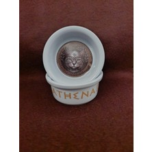 Raccoon Olimpos Serisi Athena Seramik Mama ve Su Kabı 300ML