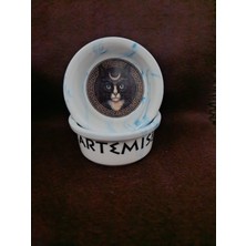 Raccoon Olimpos Serisi Artemis Seramik Mama ve Su Kabı 300ML