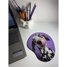 Dalmaçyalı Köpüş Baskılı Bilek Destekli Mouse Pad