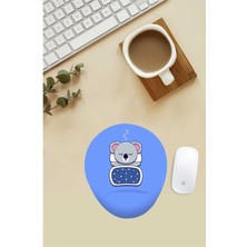 Uyuyan Yavru Koala Desenli Bilek Destekli Mouse Pad