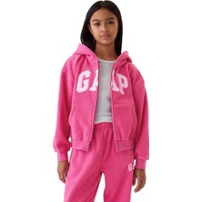 Gap Logo Fermuarlı Polar Fleece Sweatshirt - 499080