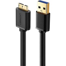 Ugreen 60529 US130 Usb-A To Micro-B USB 3.0 Harddisk Kablosu Siyah 1metre