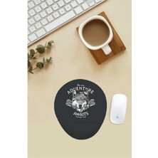 Doğal Yaşam Kurt Desenli Bilek Destekli Mouse Pad