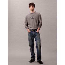 Calvin Klein Erkek Gri Sweatshirt